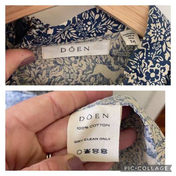 *RARE* Doen Nova Dress Navy Prancing Fawn Deer - Picture 5 of 11